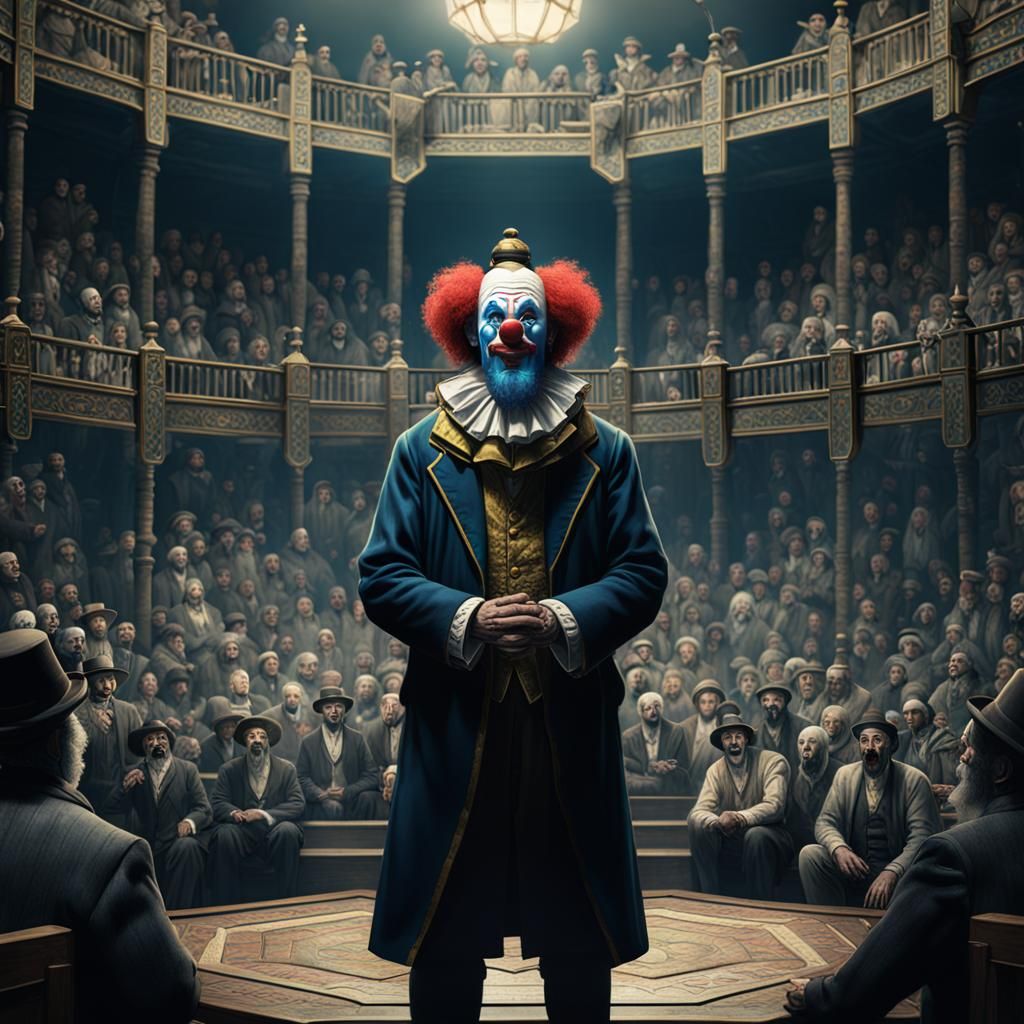 Orthodox Jew Clowning in Octagon Arena