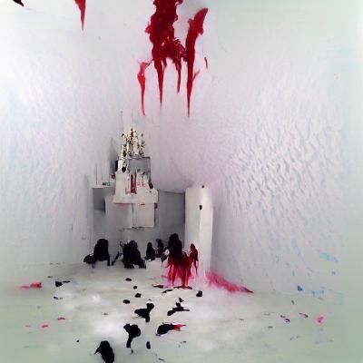 Dark Lords Sacrifice in White Room