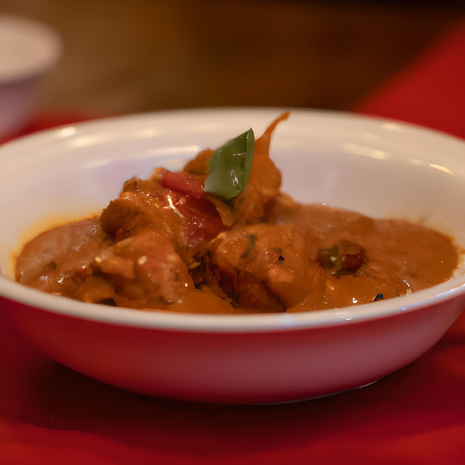 Chicken Tikka Masala at Dining Table