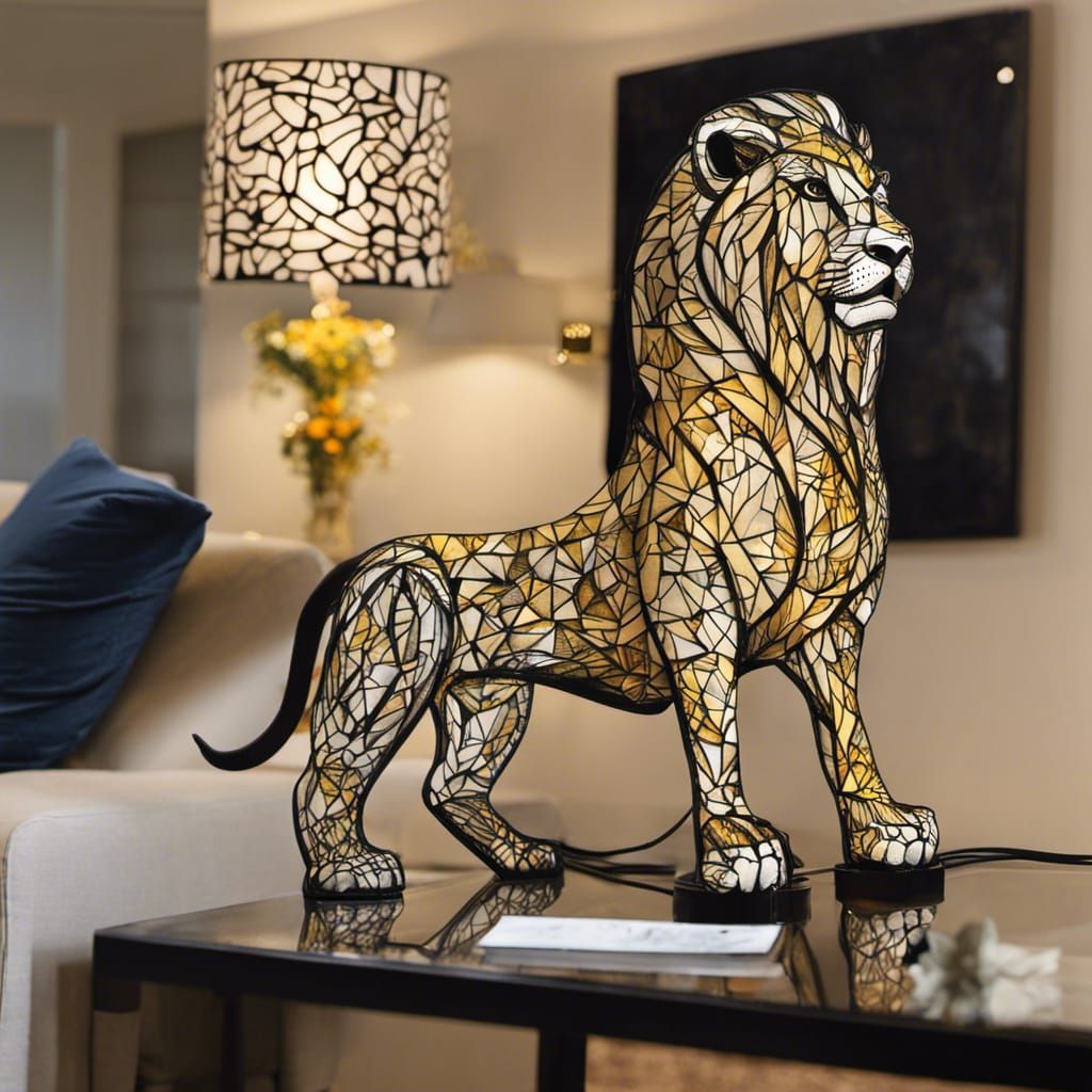 Lion Lamp 3