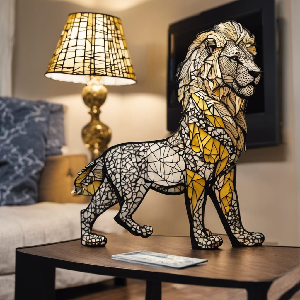 Lion Lamp 4