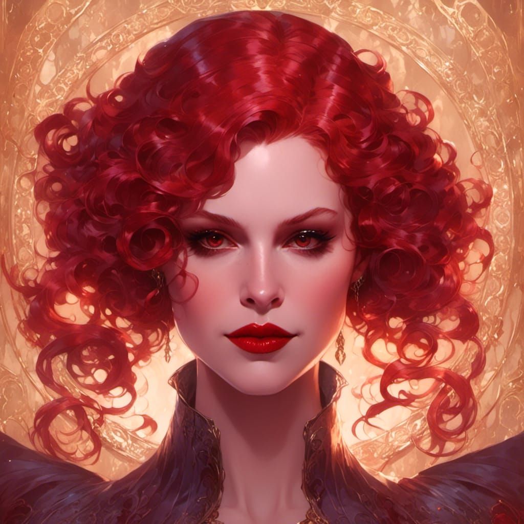 Victorian Vampire Portrait with Dramatic Lighting