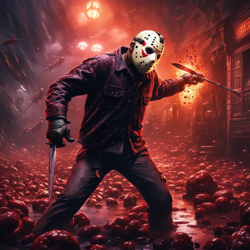 Jason Voorhees vs. Candyman: Fantasy Concept Art