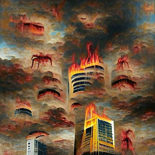 Infernal Skyscrapers: A Hellish Metropolis