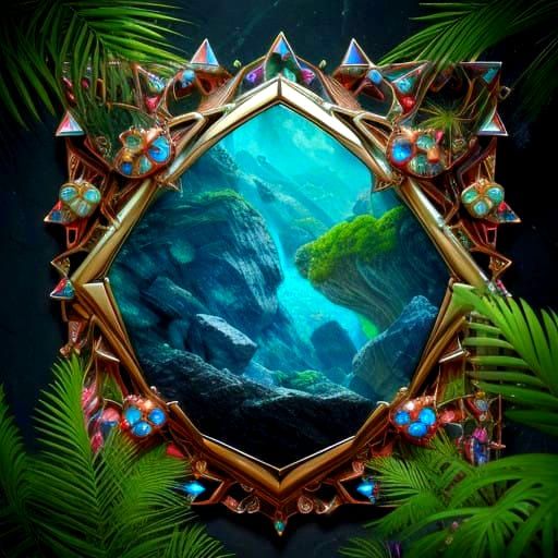 Ethereal Maximalist Rockscapes in Photorealistic CGI