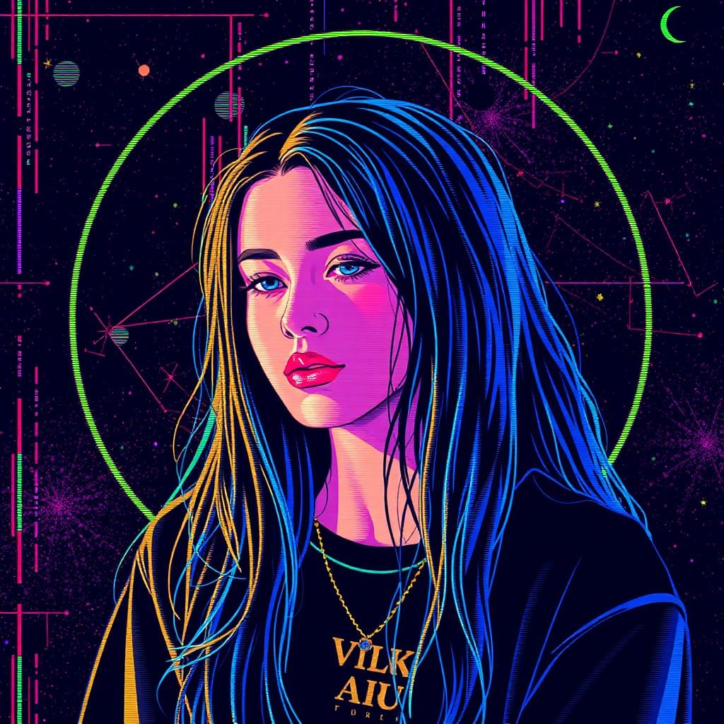 Abstract Constellation with Glitch Errors and Sparkles