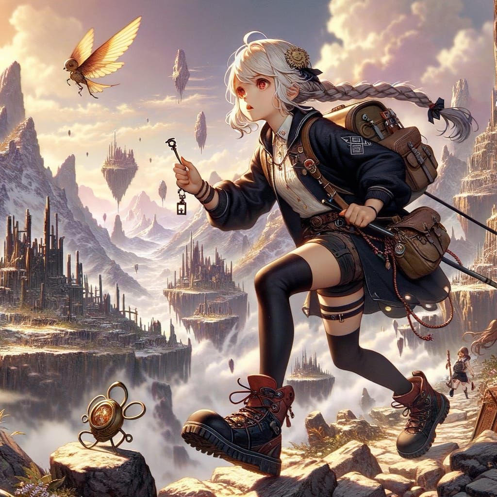 Fantasy Girl Discovers Hidden World in Exquisite Japanese-In...