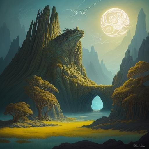 With brushstrokes of magic, worlds come alive,
Fantastical t...