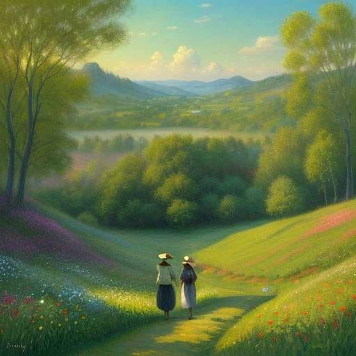 AI Generated Image of Landscape Hats