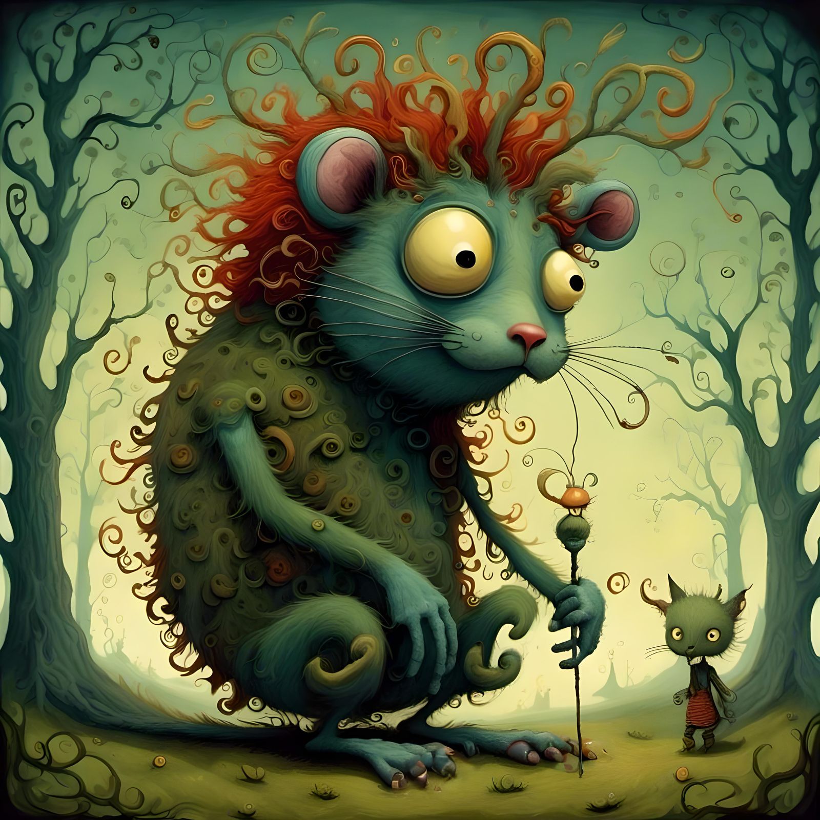 This is what happens if Tim Burton created the Grinch!