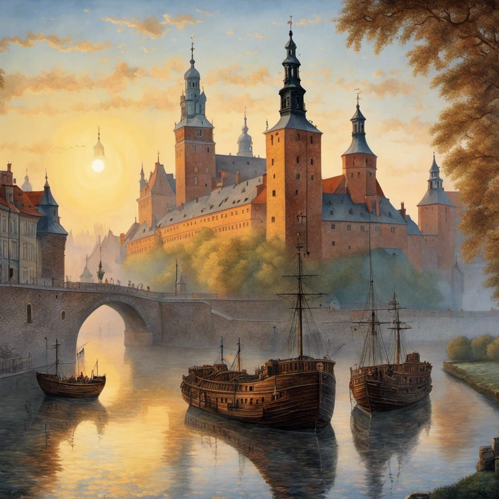 Wawel castle in Krakow, Poland