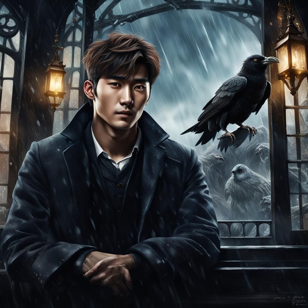 Park Hyung Sik on the Hogwarts Express