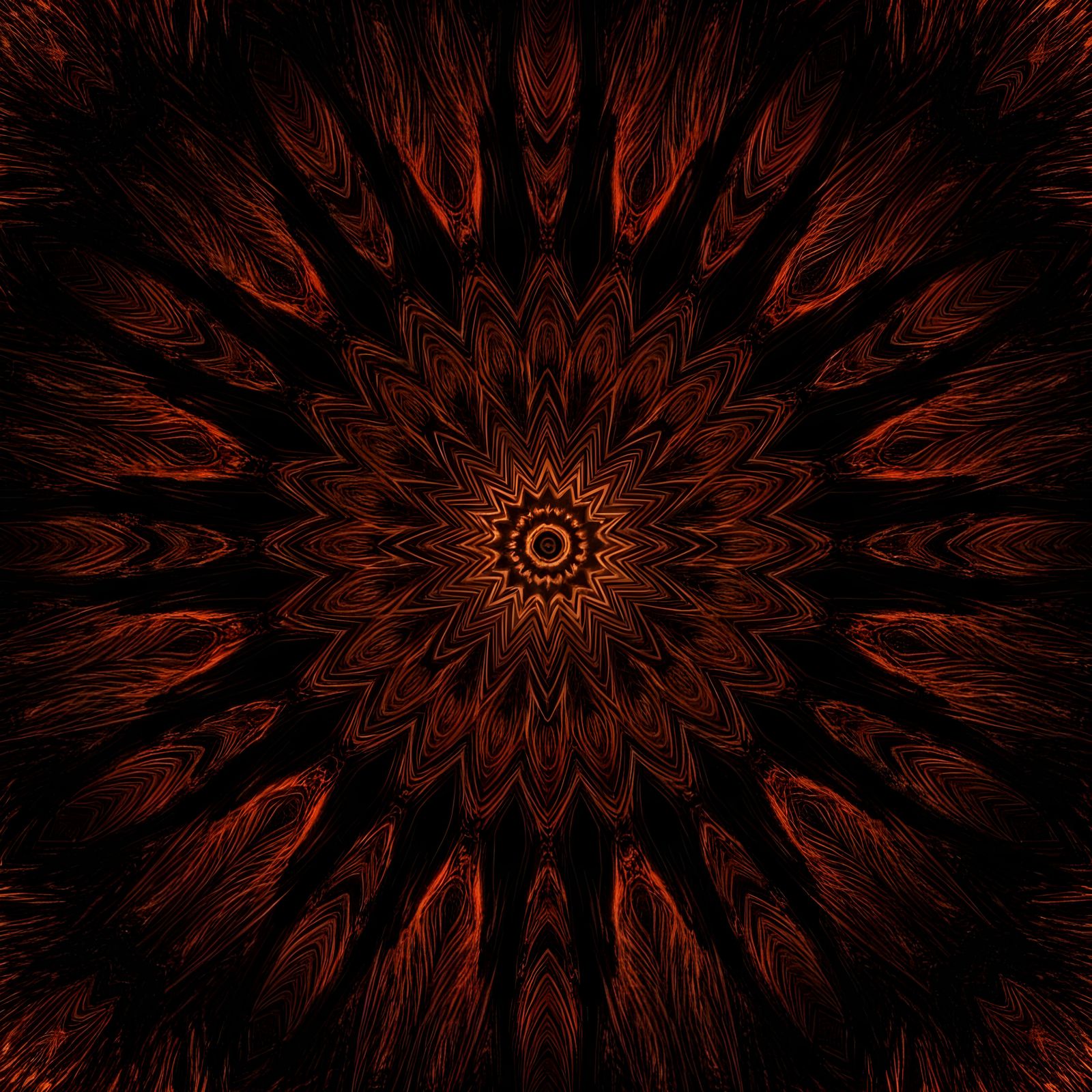 Vibrant Kaleidoscope of Moving Ink