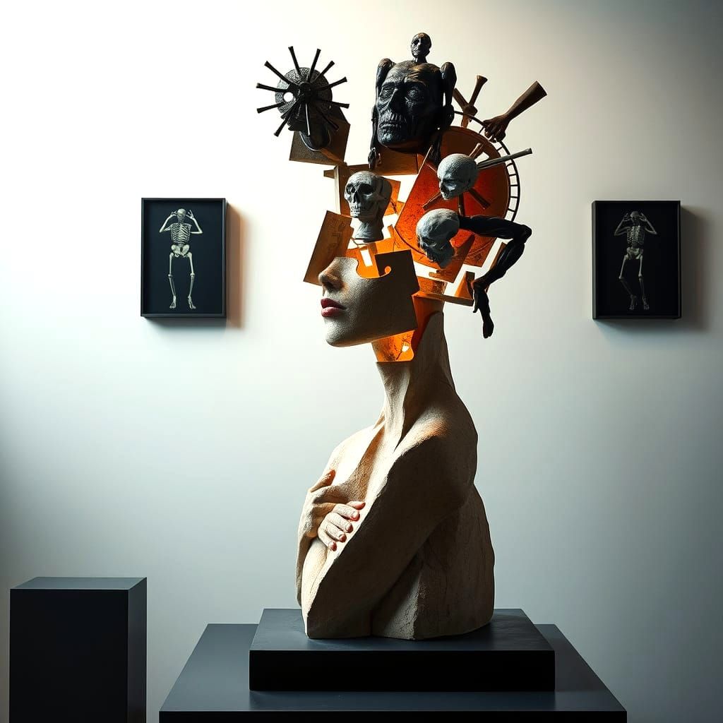 Pablo Picassosculpture "Reincarnation"