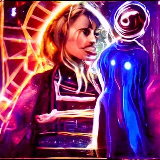 Rose Tyler Meets Woman Doctor: Cosmic Holographic Illustrati...