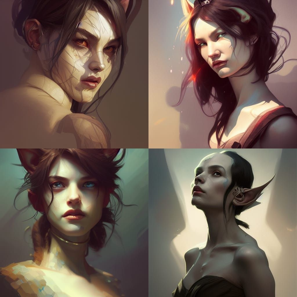 Enchanting Goblin Portrait in Hyperdetailed Digital Art