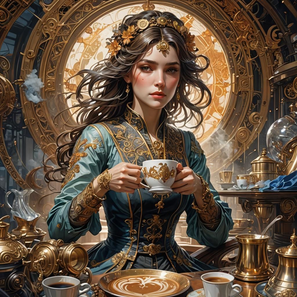 Monday Coffee Shambles: Watercolour Portrait