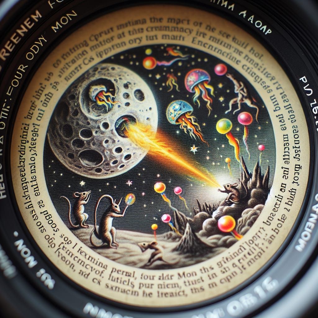 Over Our Lady Moon Where The Fire Mice Barf Jelly Beans