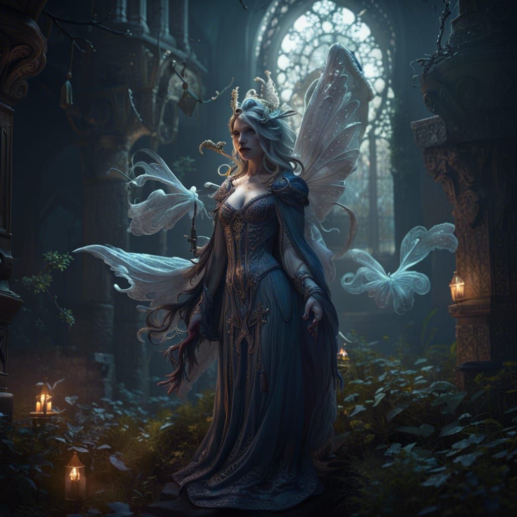 Fairy Tale Ghosts in Dark Fantasy Style