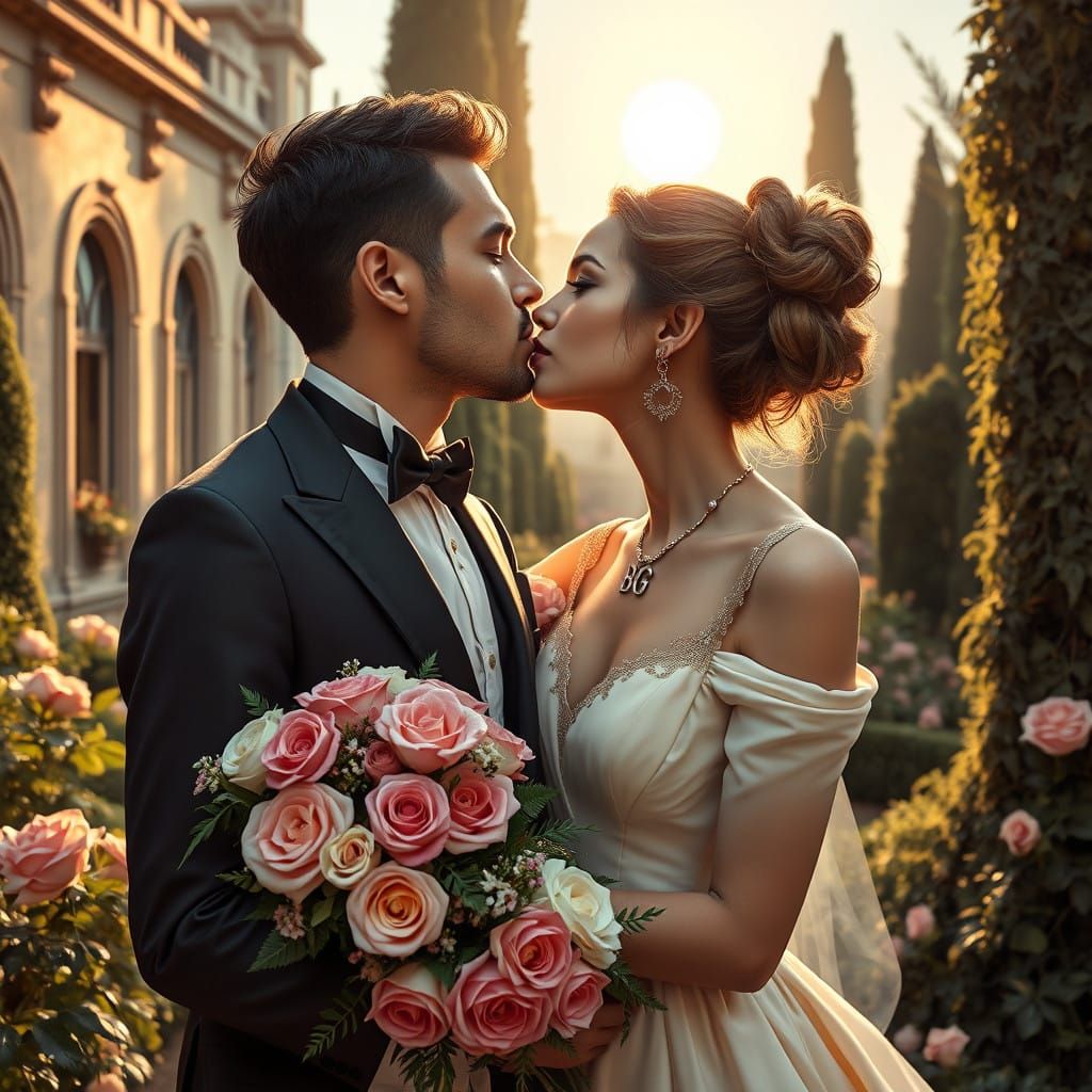 Italian Palace Romance in Vibrant Colors