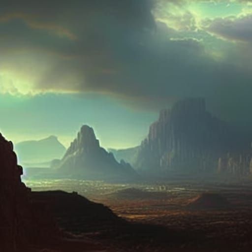 New Mexico 1887: Dramatic Digital Matte Painting