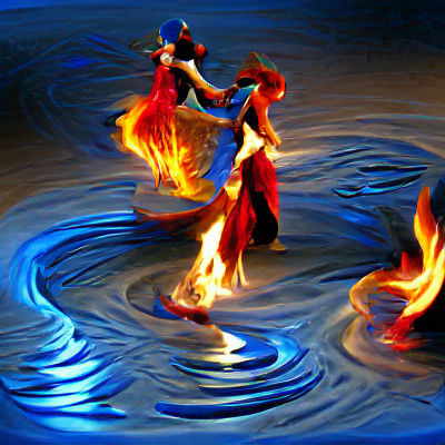 Water and Fire Dance in Harmony
