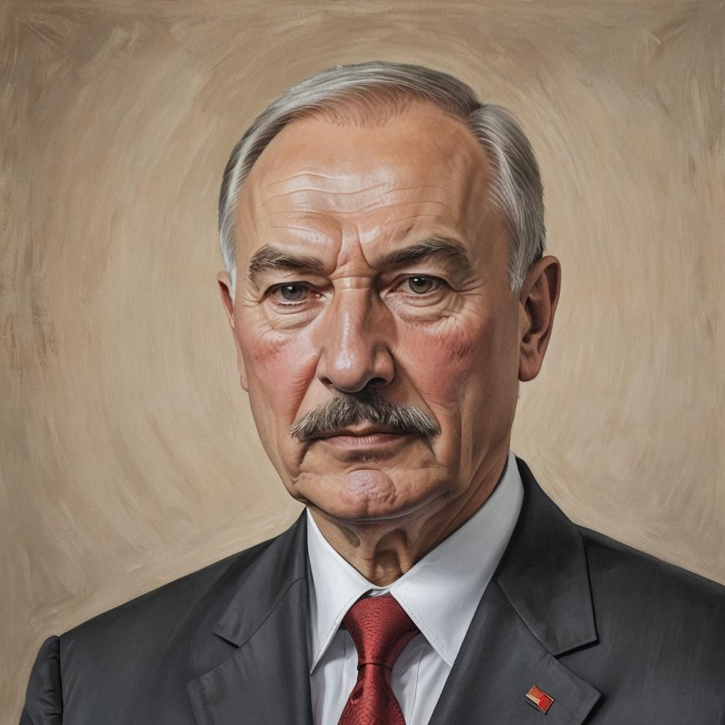 Portrait of the President of Belarus