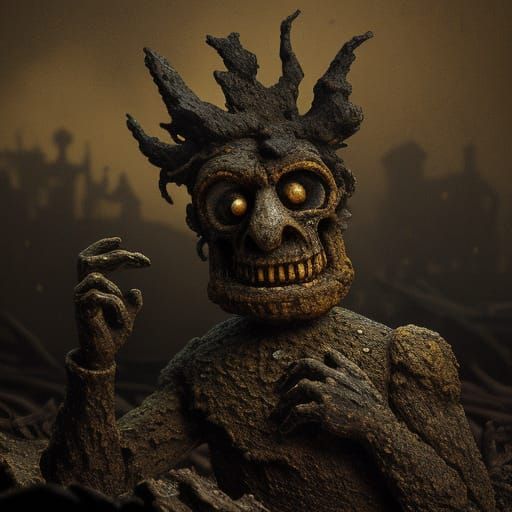 Crumbling Clay Figure Offers Hand in Stop-Motion Animation