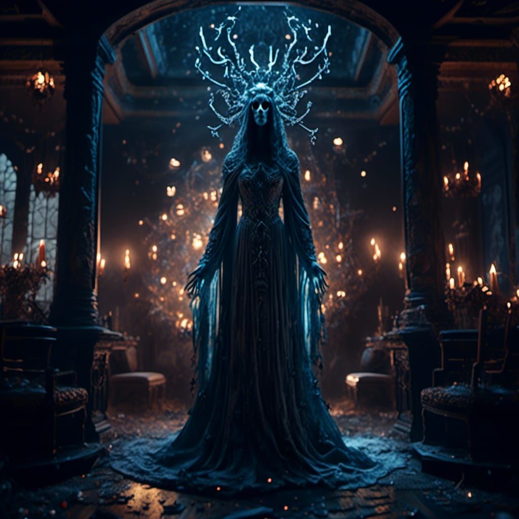 Haunting Ghost of Christmas Past with Runes