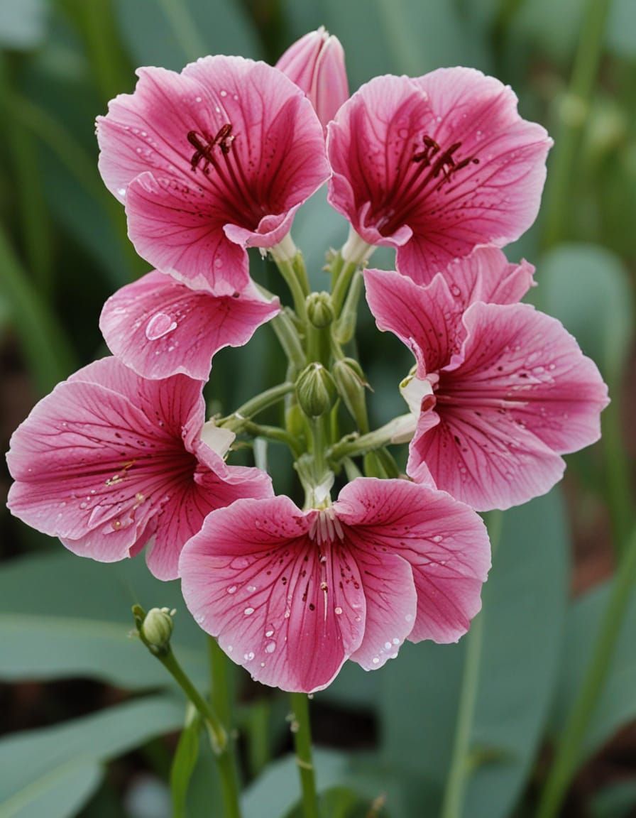 Android Weeping Flowers: A Digital Art Piece