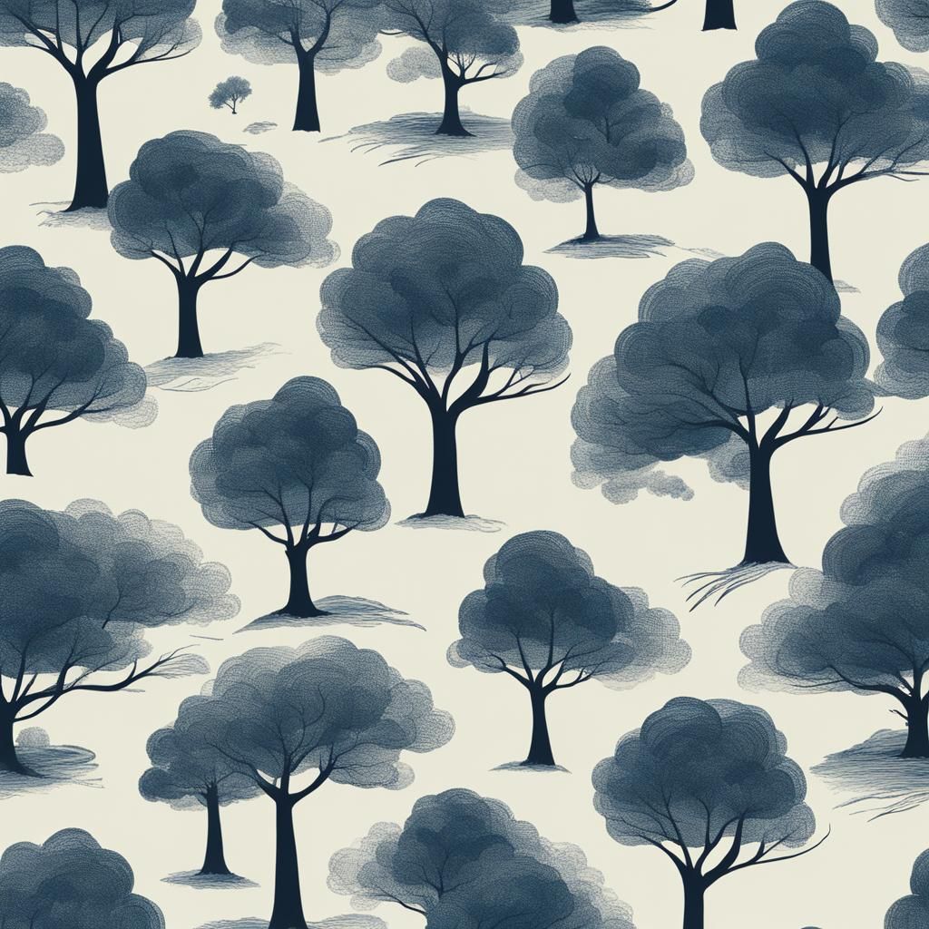 Wind Swept Trees: A Display of Nature's Fury