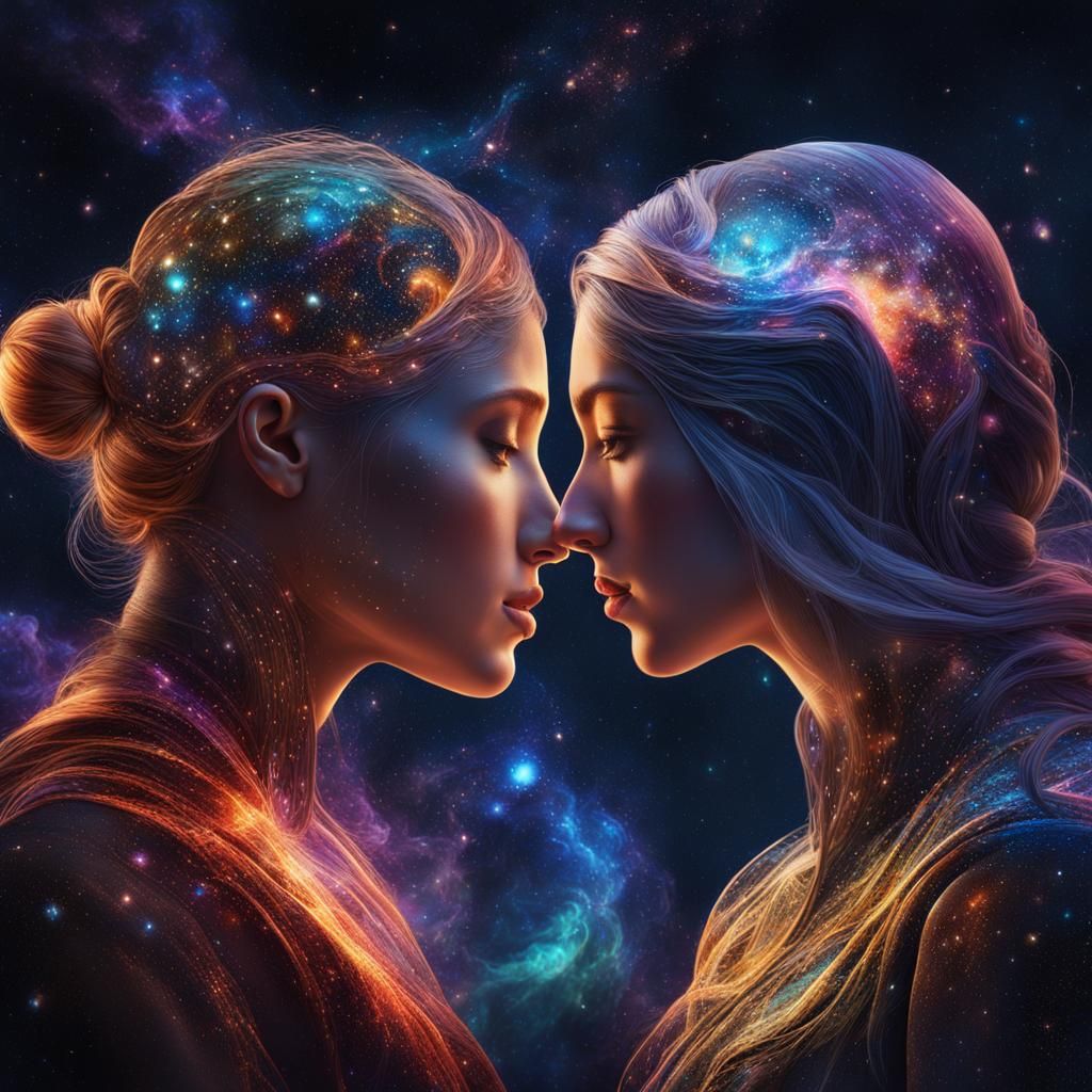 Stardust, In you and in me, Fuse us, Into unity, We're coupled, Born from the universe ("Starlight" by Starset)