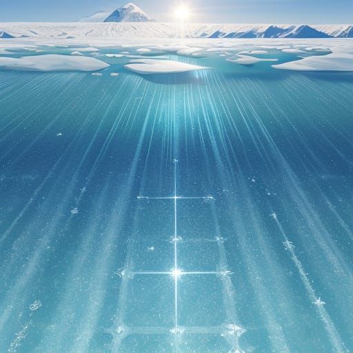 Surreal Ice Fragments on Diamond Beach, Iceland