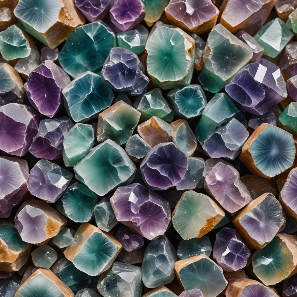 Rainbow Fluorite Specimen in Professional Photography