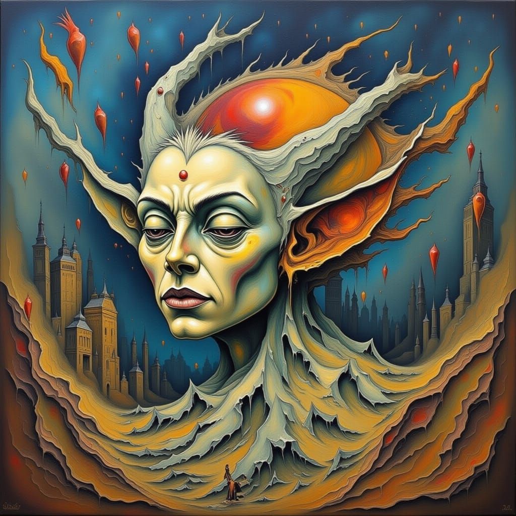 <lora:Surreal Flux:1.0> <lora:Missing Persons:1.0> Surreal p...