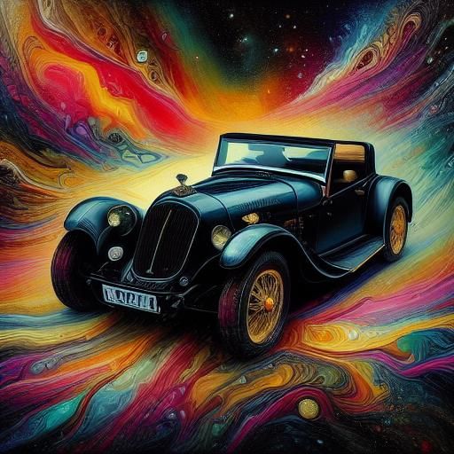 Grunge Morgan 4x4 Painting