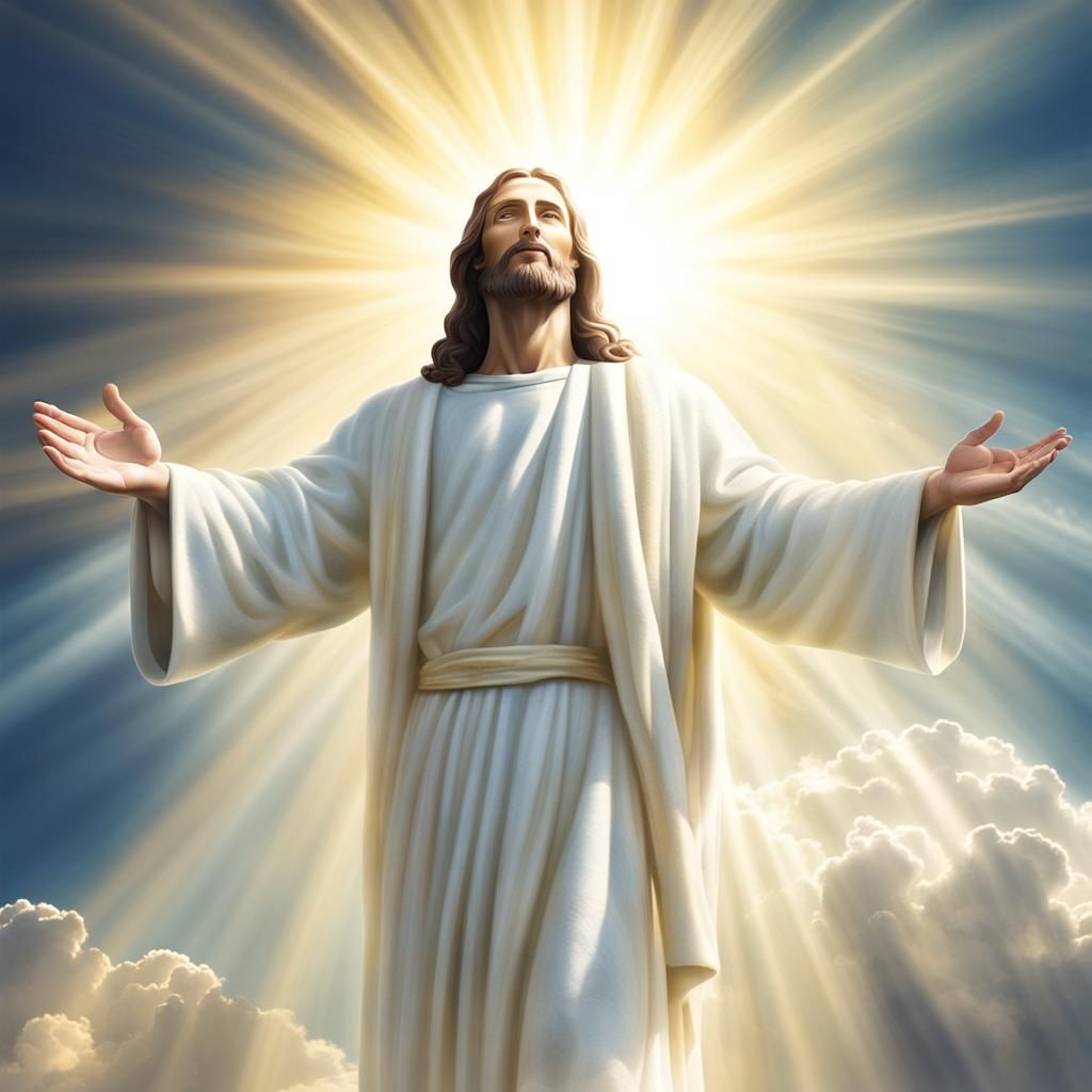 Radiant Jesus in Divine Sunshine