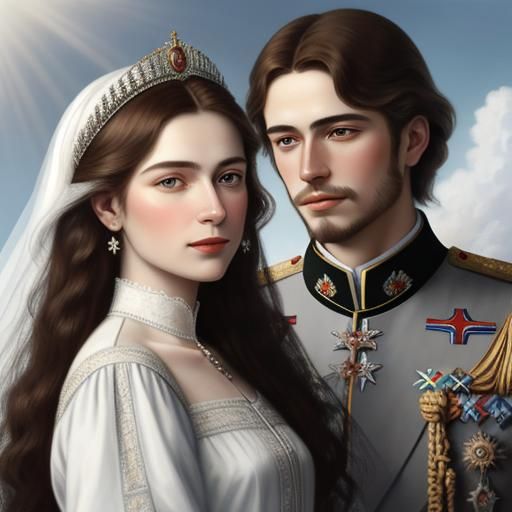 hyper realistic portrait of Russian Prince Gabriel Konstanti...