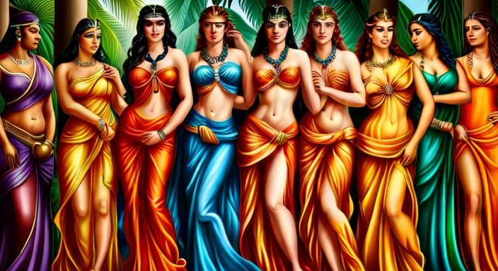 Voluptuous Goddesses of Love and Beauty in Photorealism