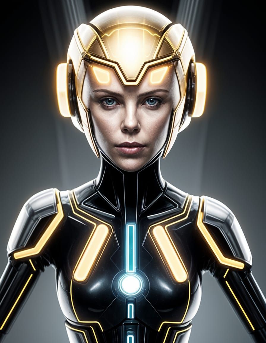 Charlize Tron in Regal Style