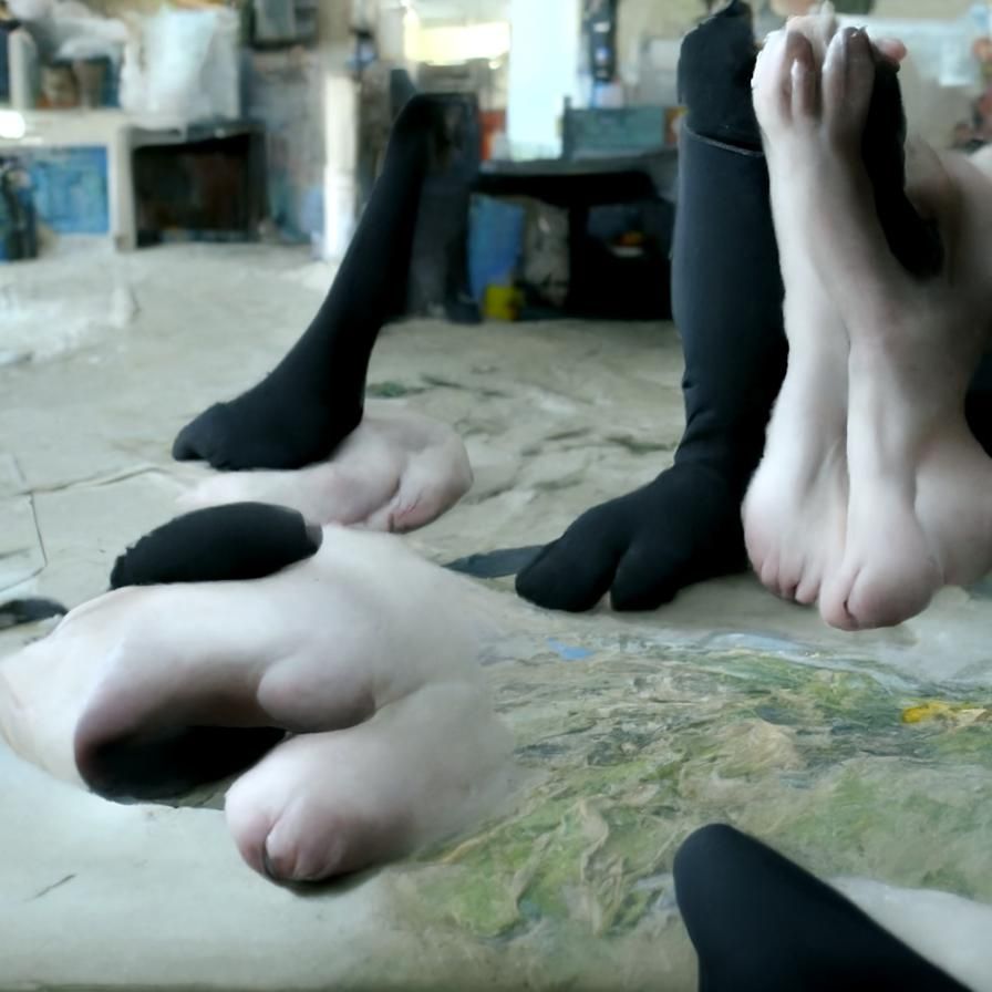 AI Generated Image of Feet