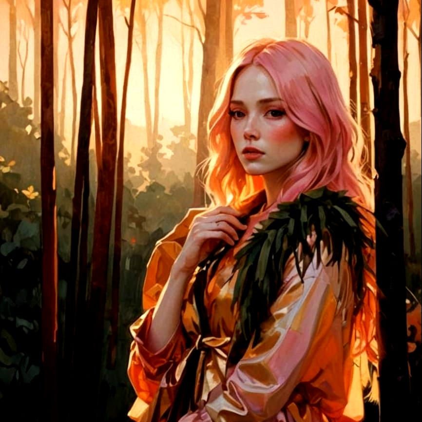 Warm Light and Long Shadows Landscape