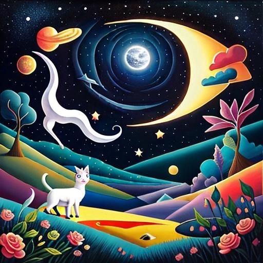 Animals Dancing with Silver Stars: Peca Art