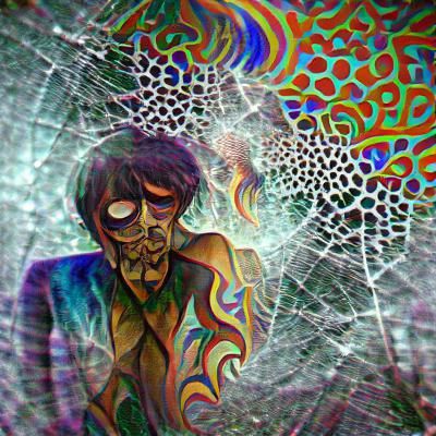 Psychedelic Shattered Soul of a Broken Man