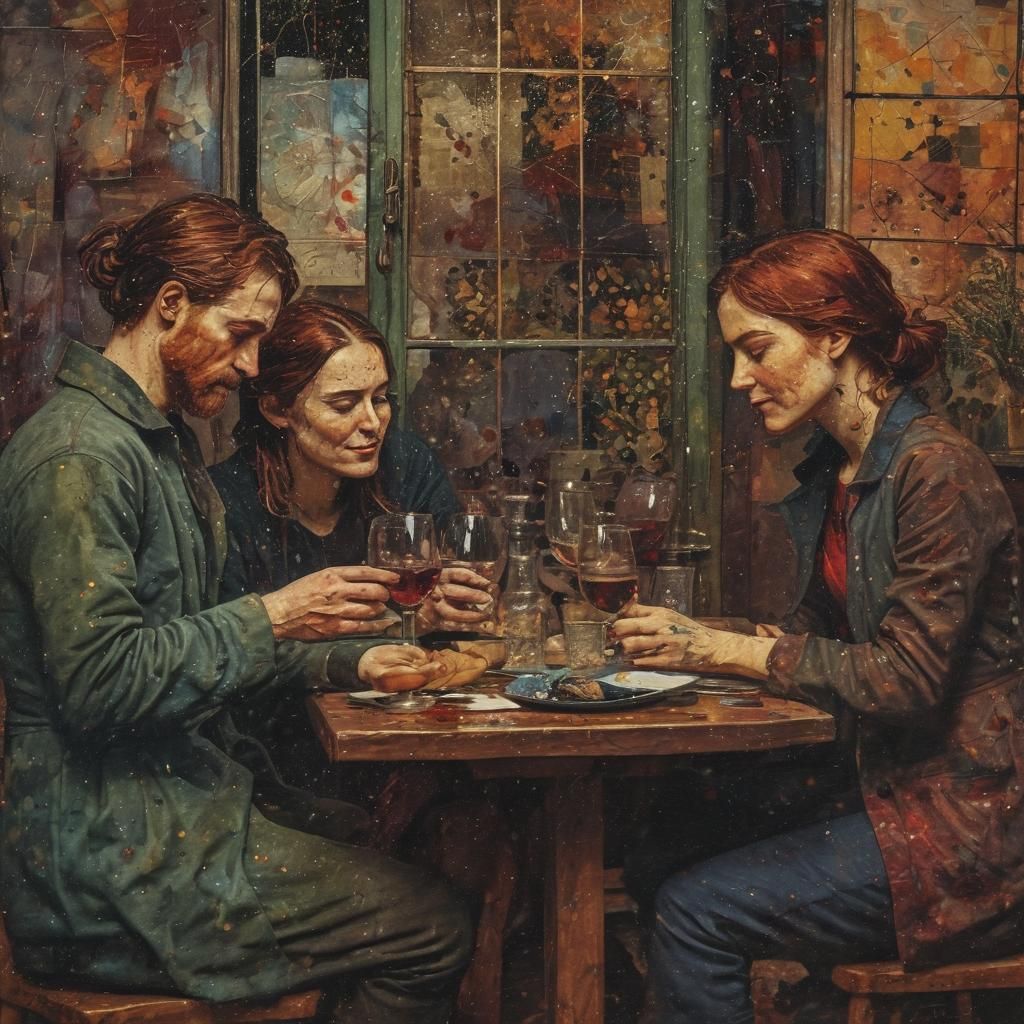 Cozy evening at home