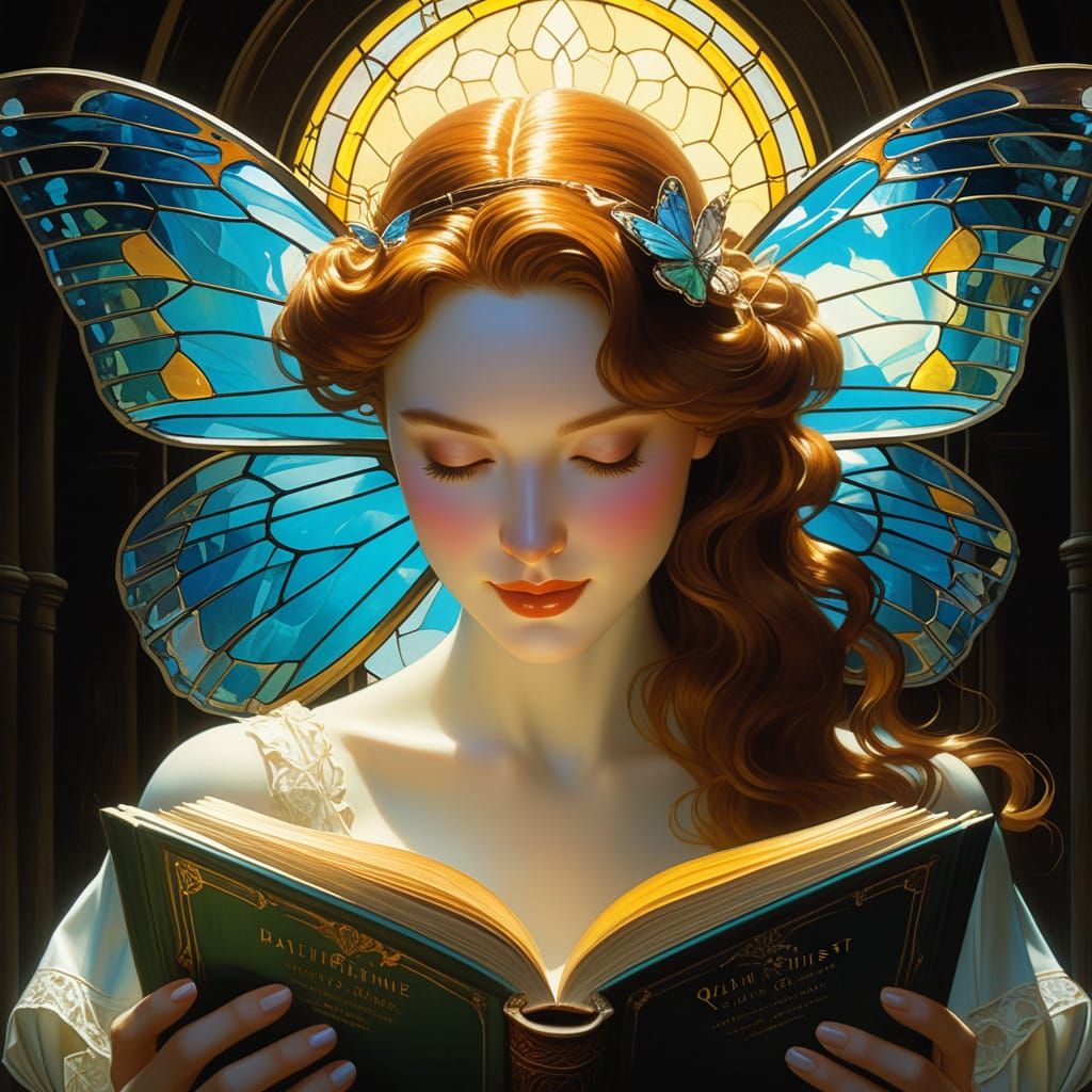 Enigmatic Woman in Ephemeral Light