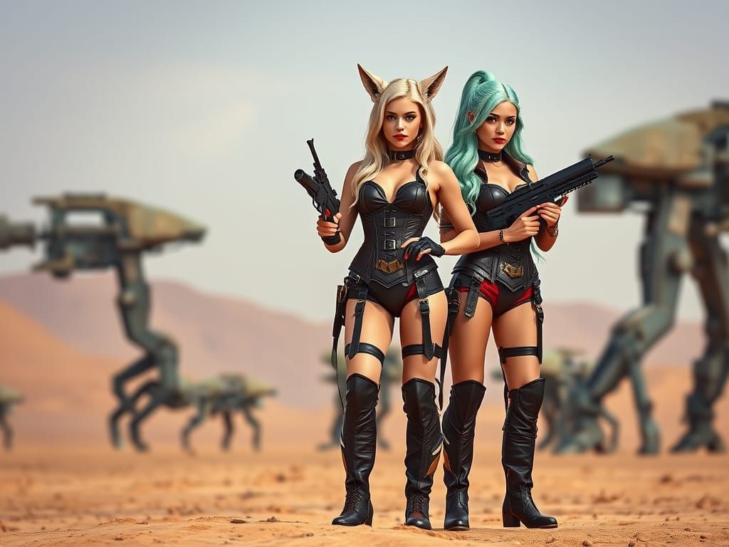 Ella and Alete, Galactic Bounty hunters1