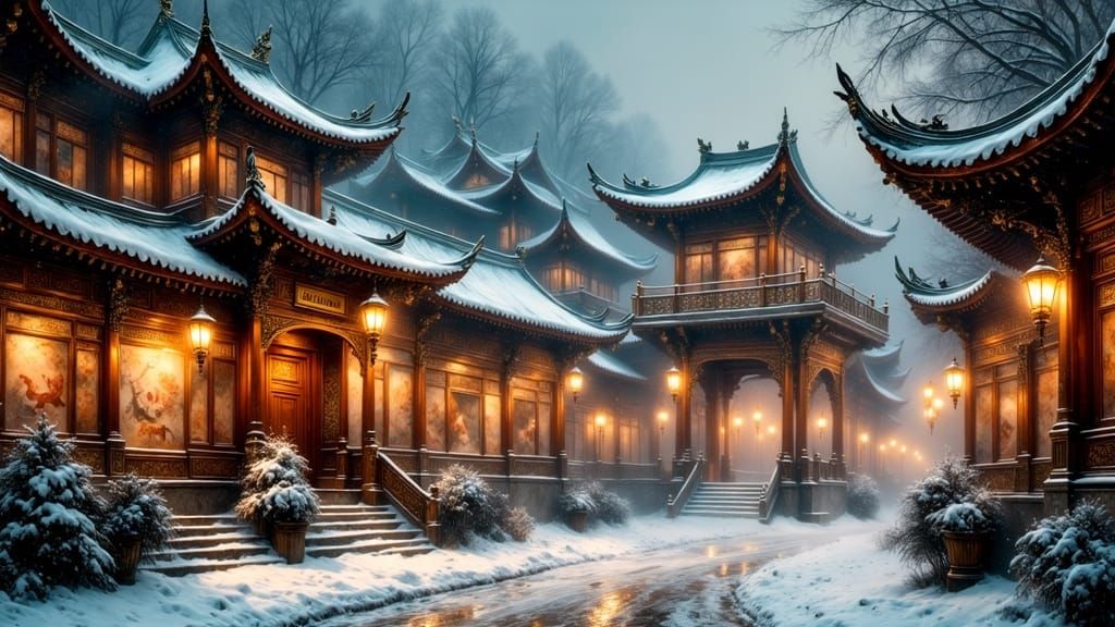 Santa's North Pole Chinese Temple Sanctuary