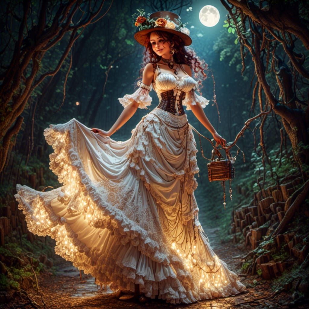 Walking in the moonlight