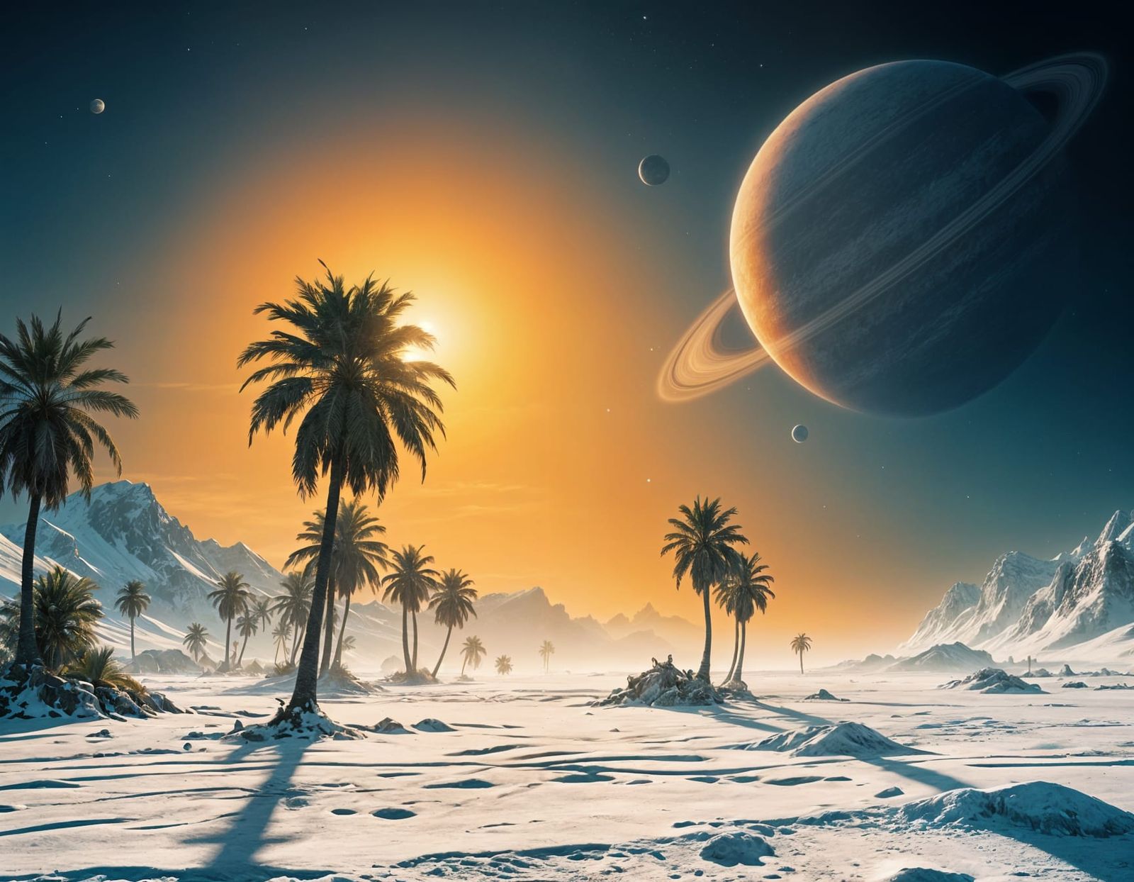 Palm Trees in Titan